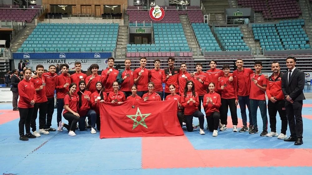 Championnats d'Afrique : 18 médailles pour la sélection marocaine de karaté