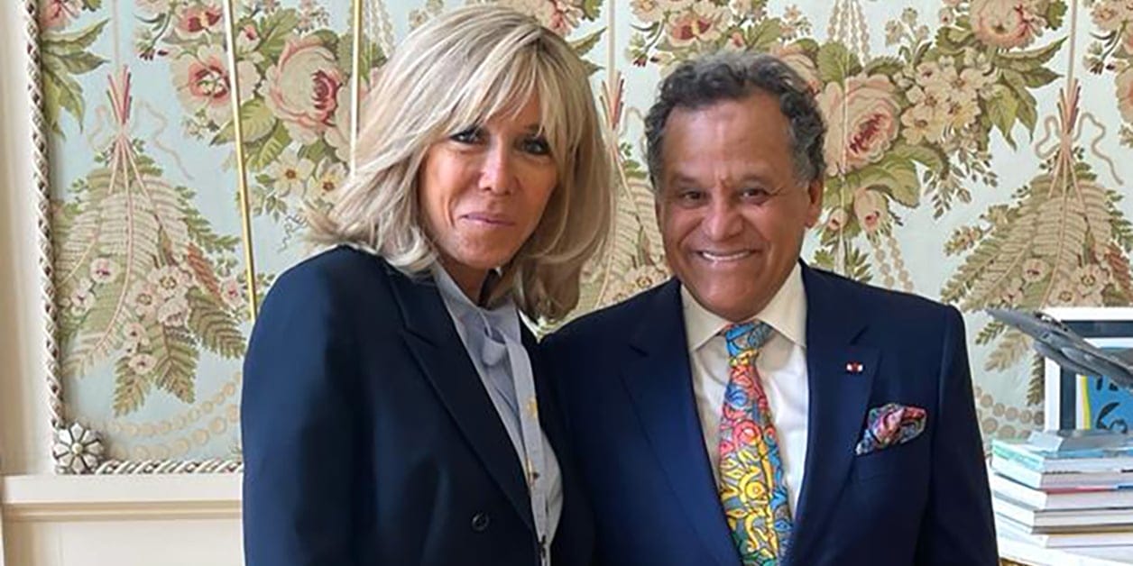 Brigitte Macron visite la rétrospective Mehdi Qotbi à l’IMA