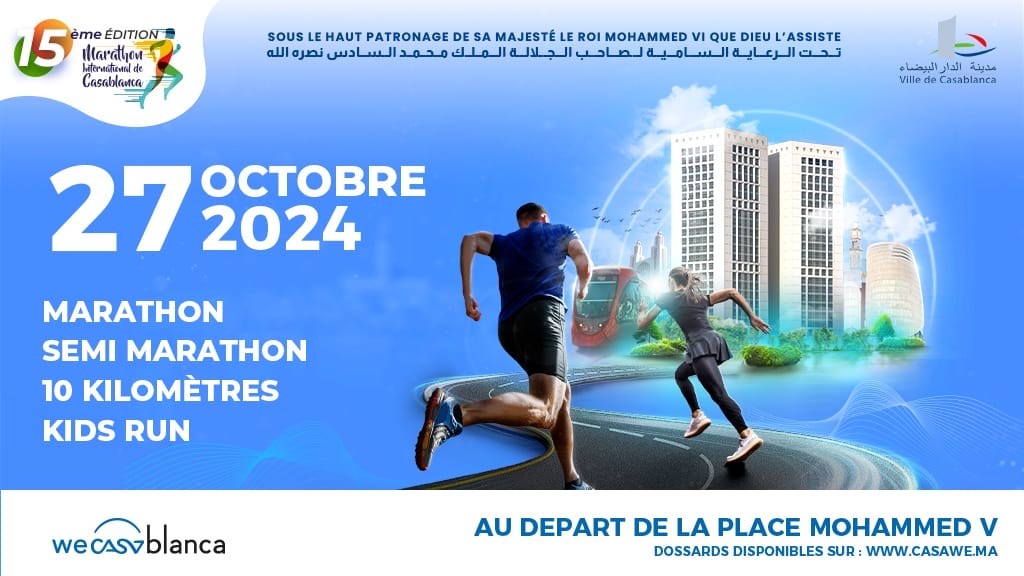 Marathon international de Casablanca 2024 : 10.000 coureurs attendus