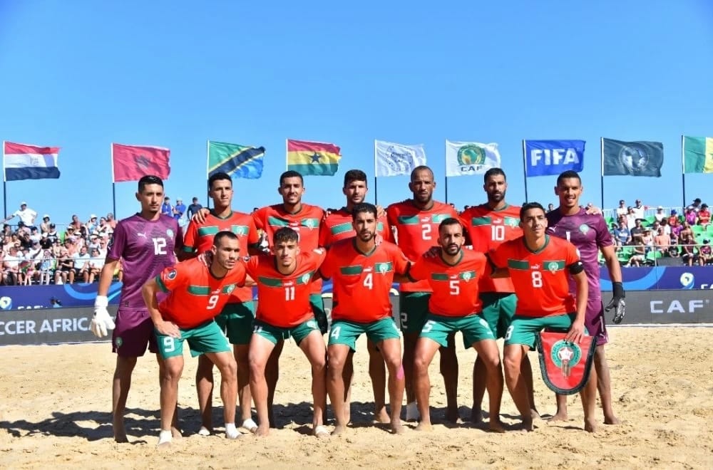 Les Lions de beach soccer en demi-finales de la CAN 2024