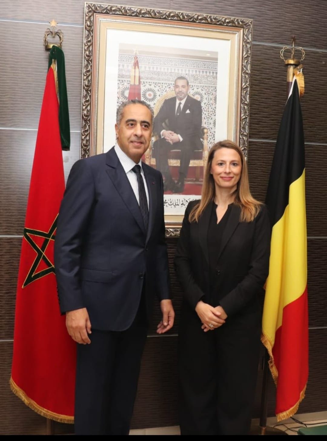 Abellatif Hammouchi reçoit l’Administratrice générale de la sûreté de l’État belge 1 WhatsApp Image 2024 11 25 at 16.01.58