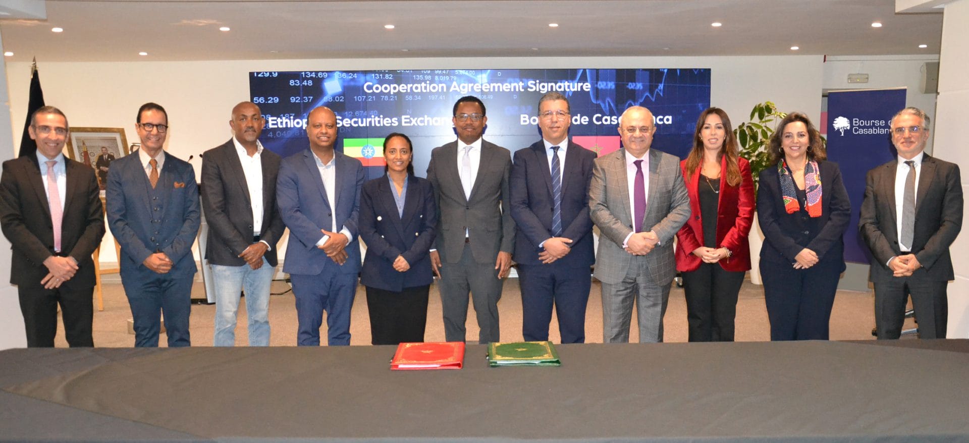 La bourse de Casablanca signe un partenariat avec l’Ethiopian securities exchange