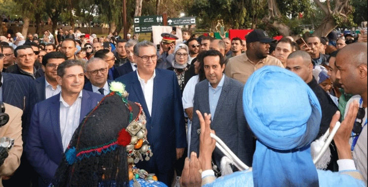 Visite d'Aziz Akhannouch au salon de l'artisanat à Agadir