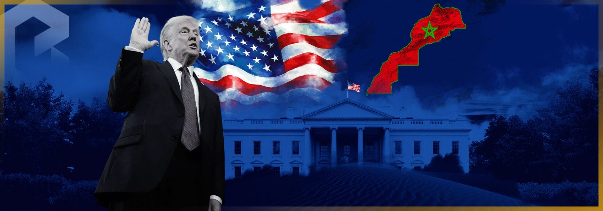 Illustration du dossier sur les enjeux du Sahara avec le retour de Donald Trump à la Maison Blanche