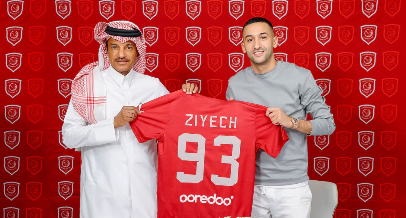 Hakim Ziyech rebondit au Qatar avec Al Duhail Hakim Ziyech rebondit au Qatar avec Al Duhail