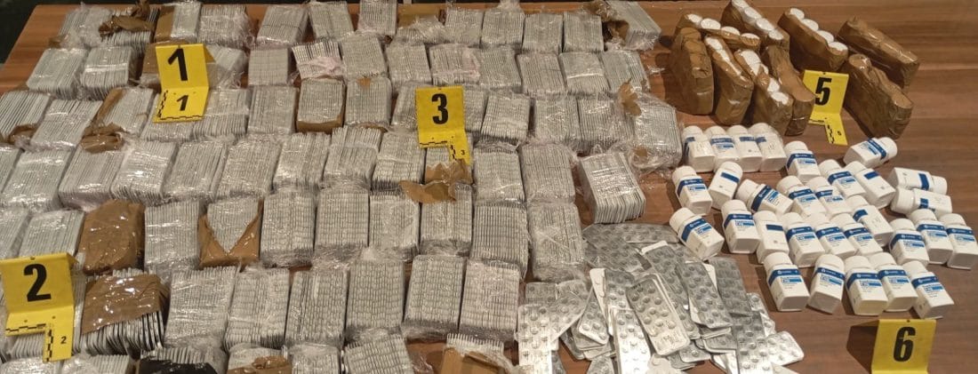 Saisie de 64.080 comprim&eacute;s psychotropes au port de Tanger-Ville
