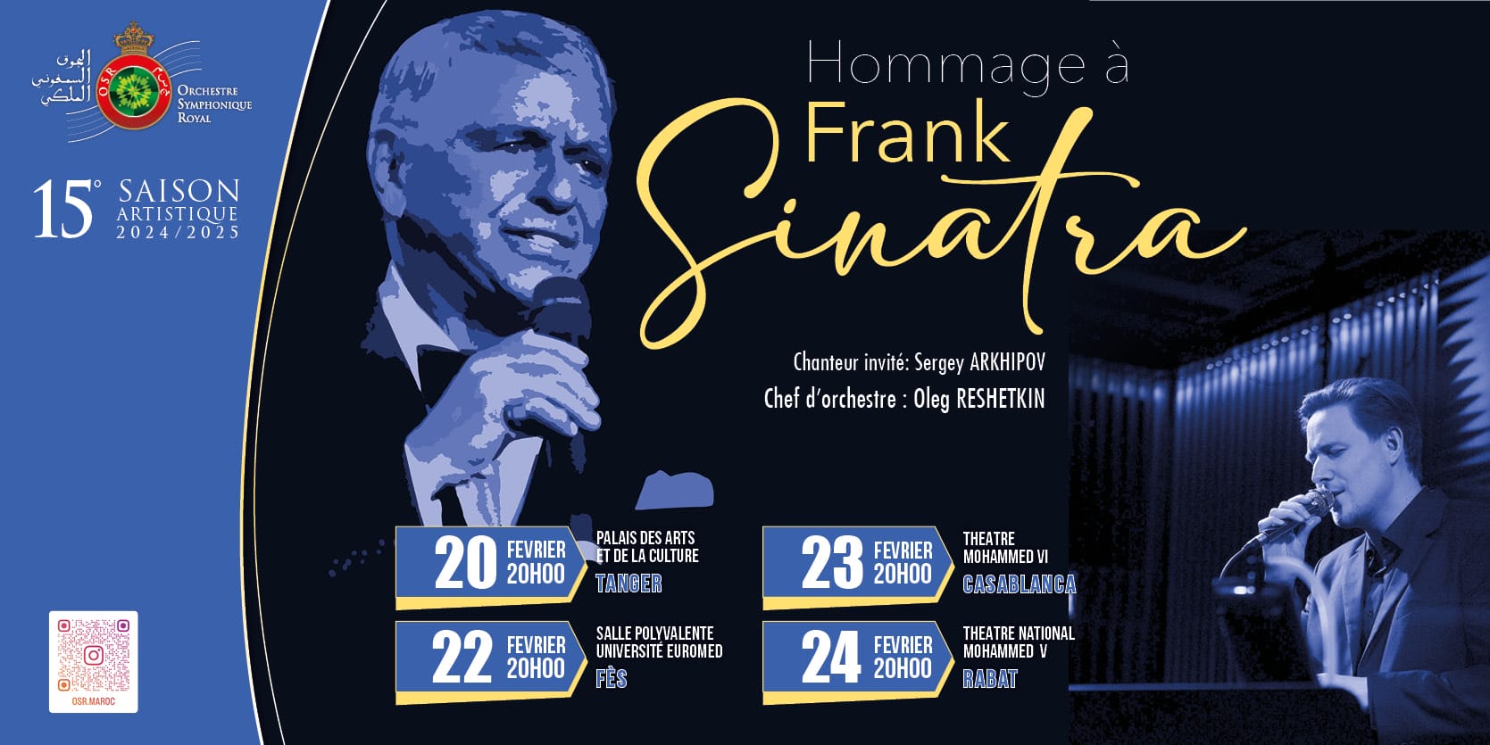 L’Orchestre symphonique royal rend hommage à Frank Sinatra L’Orchestre symphonique royal rend hommage à Frank Sinatra