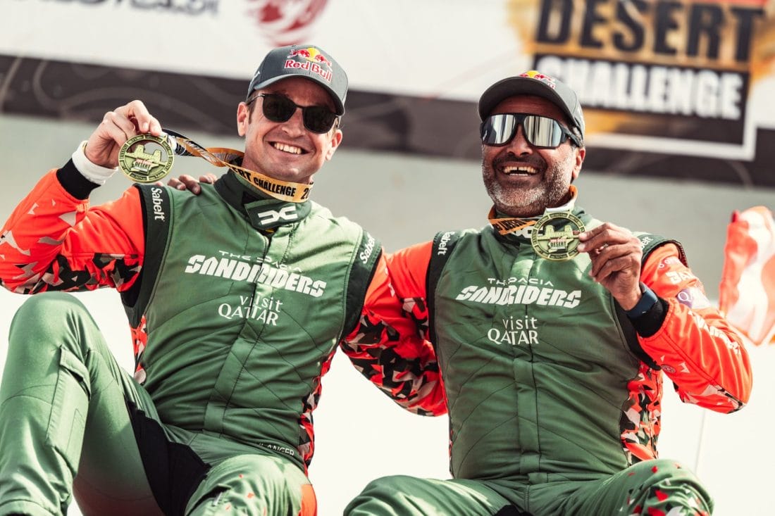 Dacia Sandriders remportent l’Abu Dhabi desert challenge 2025