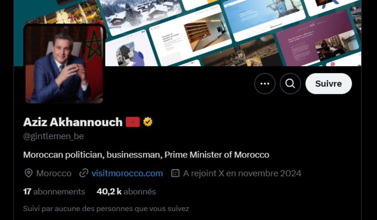 Un faux compte X au nom de Akhannouch fait scandale