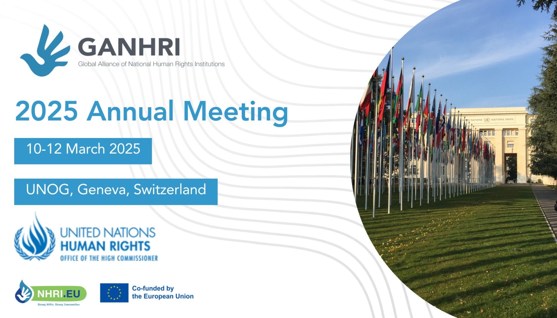 La délégation du CNDH présente à la réunion de la GANHRI à Genève