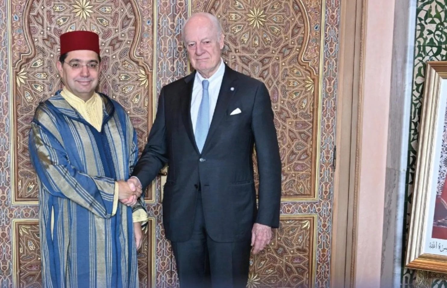 Nasser Bourita s'entretient avec l'envoyé spéciale de l'ONU pour le Sahara marocain