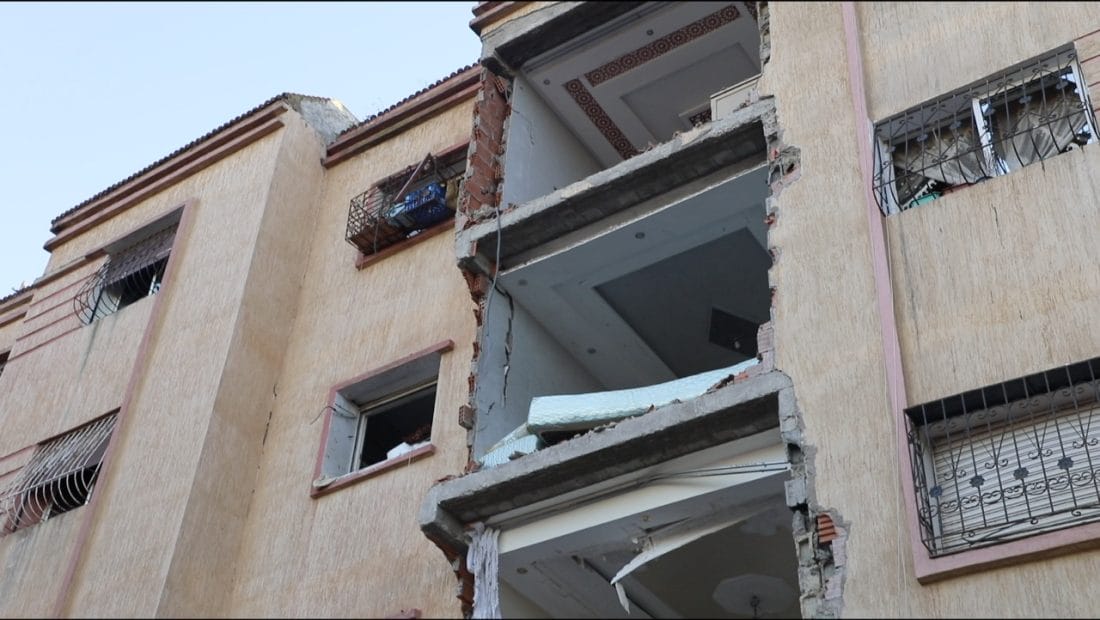explosion facade