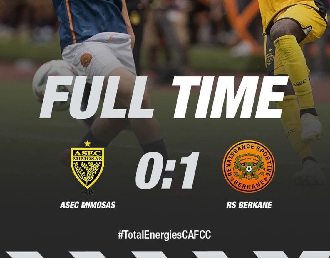 Coupe de la CAF : la RS Berkane s’impose face à l’ASEC