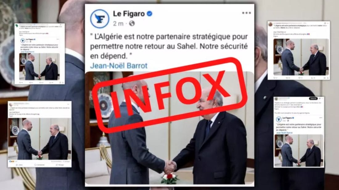 France-Algérie : une fake news sur le Sahel circule en ligne