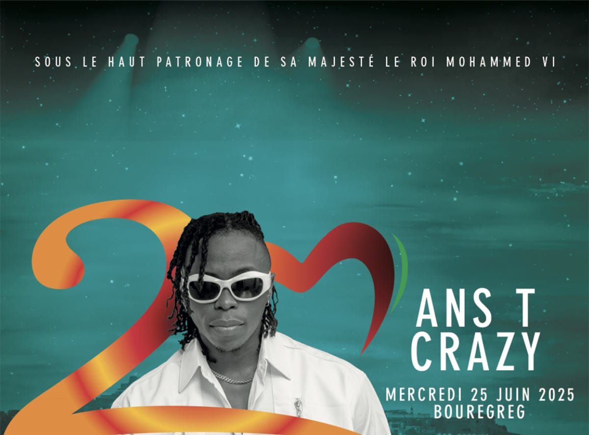 Affiche ANS T CRAZY © Mawazine