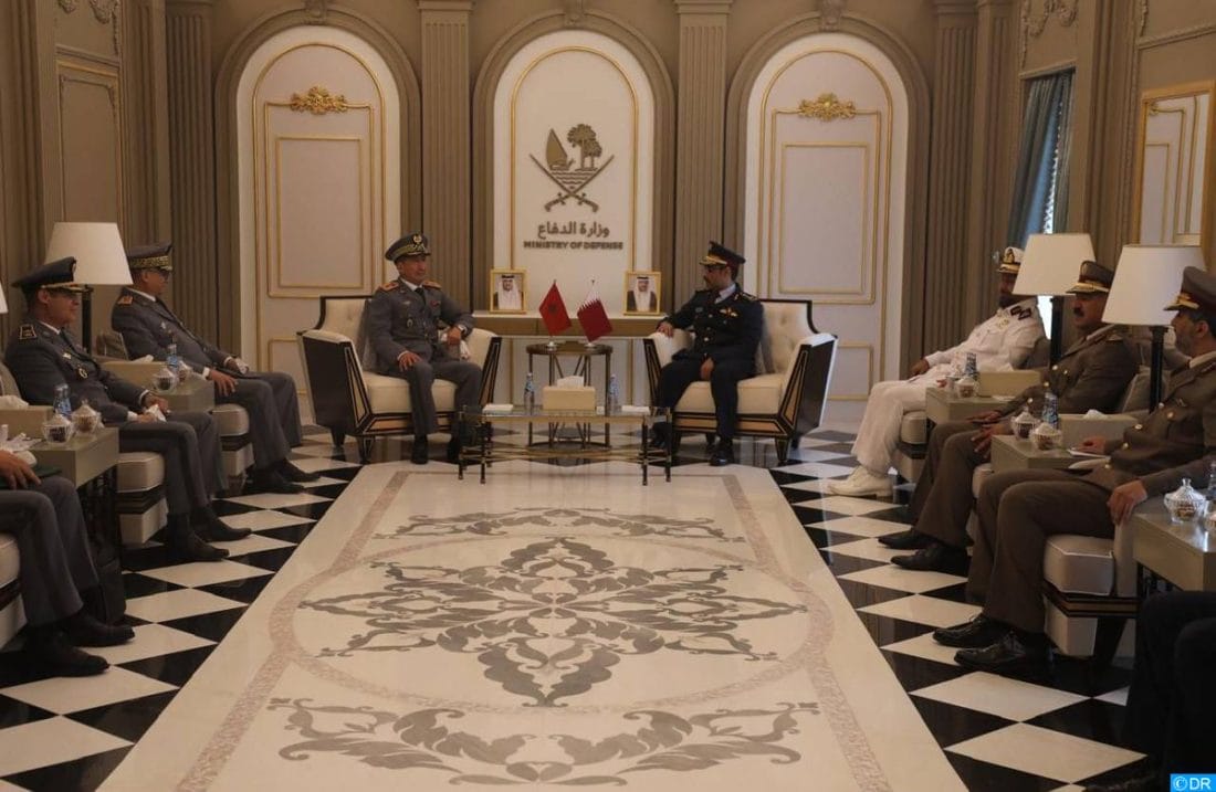 Le général Mohammed Berrid en visite de travail au Qatar