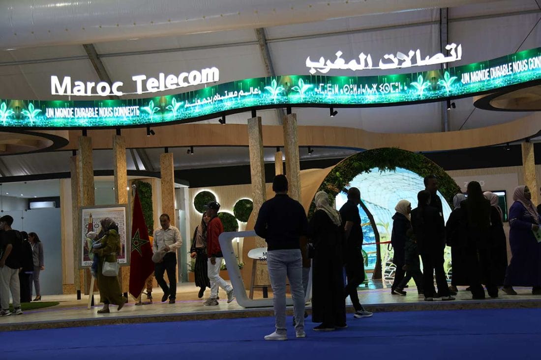 Les visiteurs du SIAM decouvrent les outils digitaux de gestion agricole proposes par Maroc Telecom