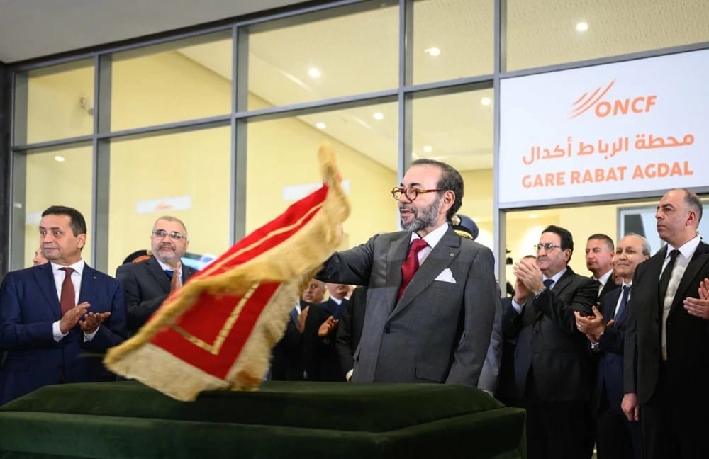 Le Roi lance &agrave; Rabat les travaux de r&eacute;alisation de la LGV K&eacute;nitra-Marrakech