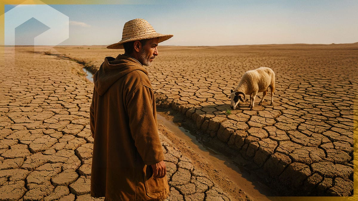 Cover – dossier gestion de l’eau au Maroc 1200 Illustration du dossier sur la gestion de l'eau au Maroc