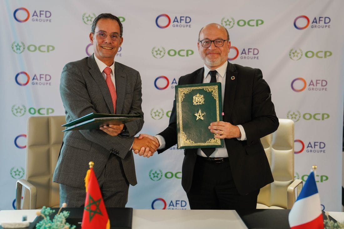 Le Groupe OCP et l’AFD signent un accord de financement de 350 millions d’euros