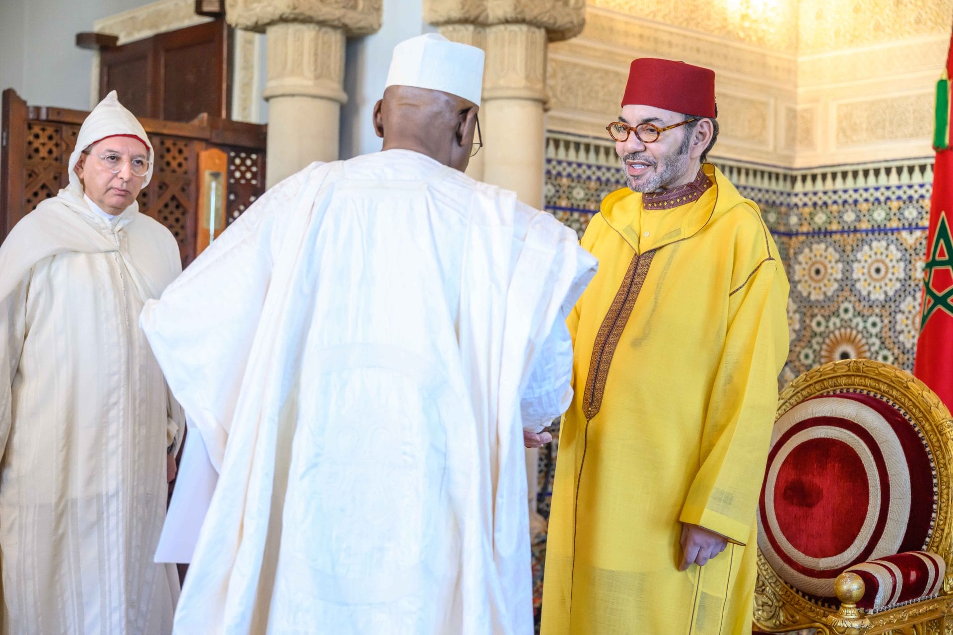 À Rabat, le Roi reçoit plusieurs ambassadeurs étrangers