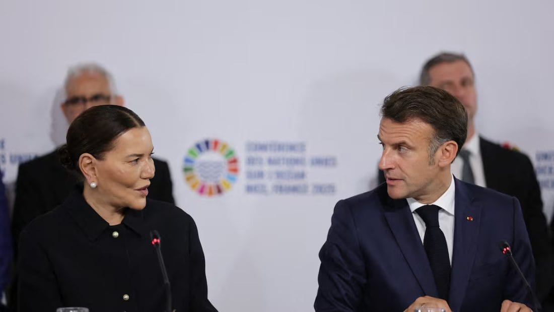 Nice : la princesse Lalla Hasnaa et Emmanuel Macron copr&eacute;sident le sommet &laquo;L&rsquo;Afrique pour l&rsquo;Oc&eacute;an&raquo;