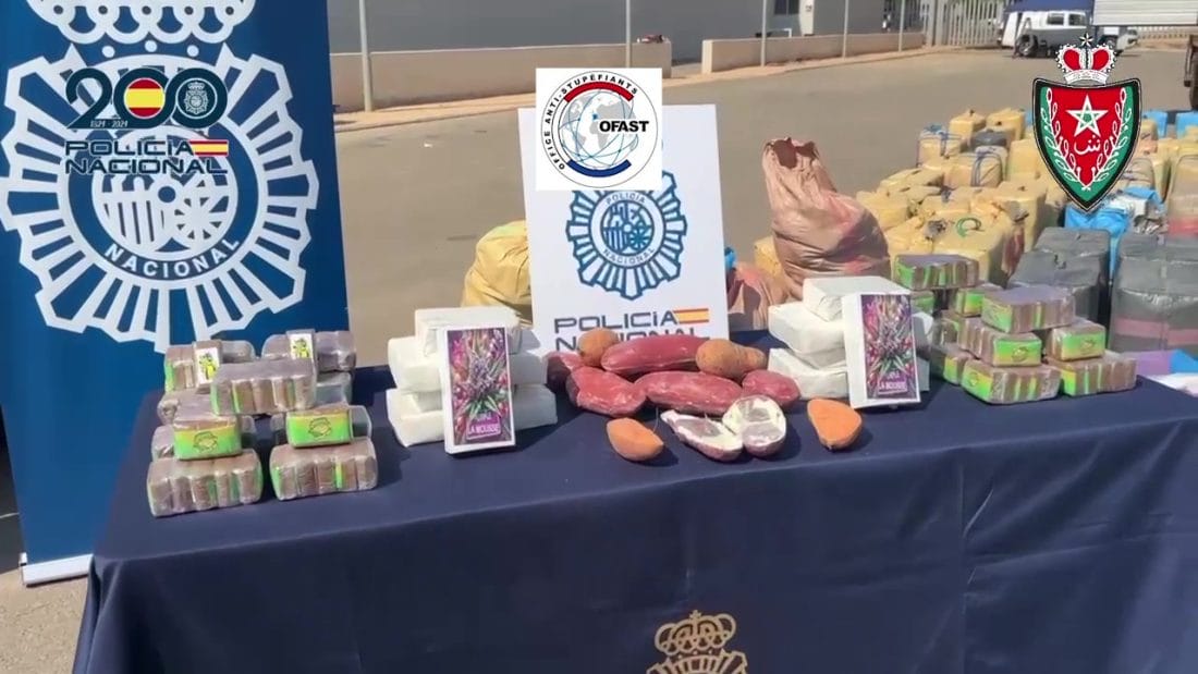 Trafic de drogue : une opération maroco-franco-espagnole intercepte 15 tonnes de cannabis