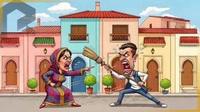 Illustration du dossier sur les relations entre voisins au Maroc