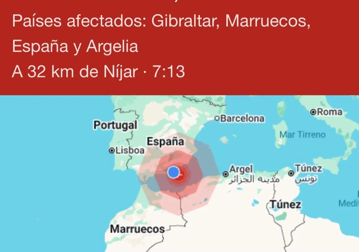 Un séisme de magnitude 5,5 secoue la Méditerranée au large de l’Espagne et ressenti au Maroc et en Algérie