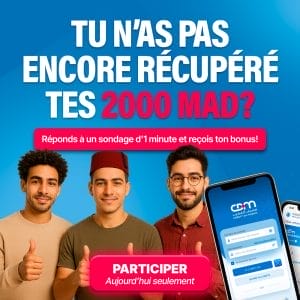 Des annonces trompeuses de récompenses en argent ciblent le Crédit du Maroc
