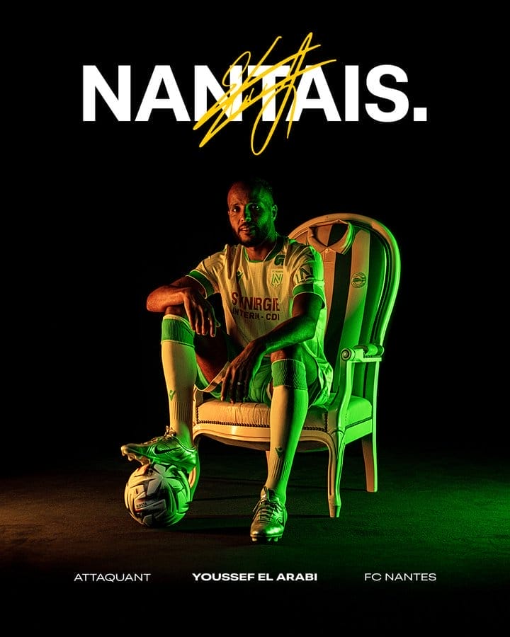 Youssef El Arabi Signe à Nantes