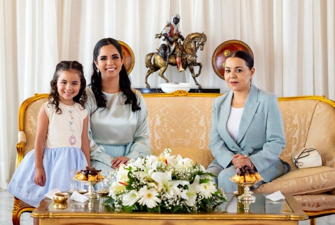 La princesse Lalla Asmaa et Gabriela De Bukele en visite à la Fondation Lalla Asmaa