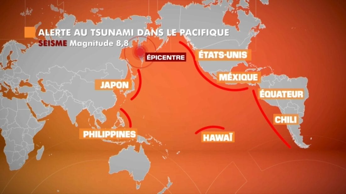 Séisme en Russie : le Pacifique en alerte tsunami, évacuations massives de l’Asie aux Amériques