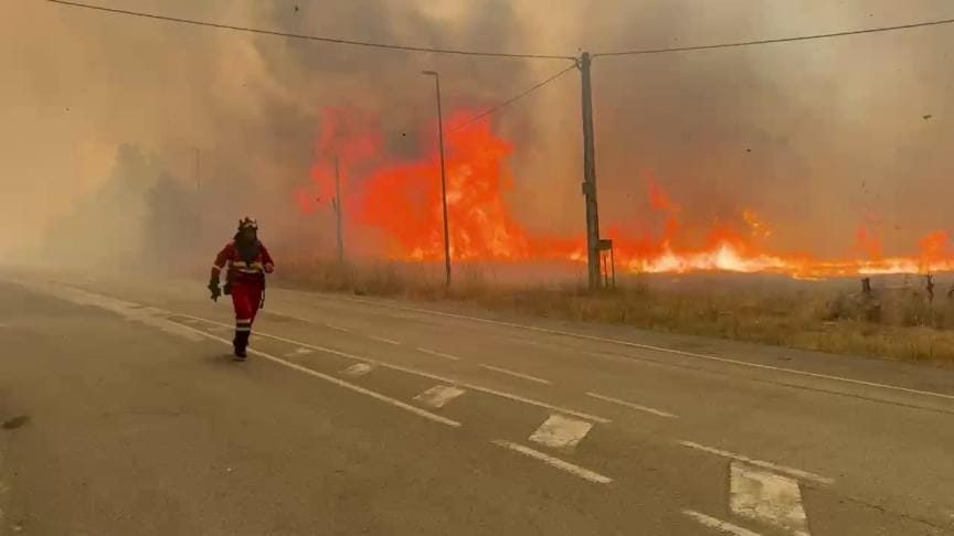 Incendies meurtriers en Espagne et au Portugal en pleine canicule
