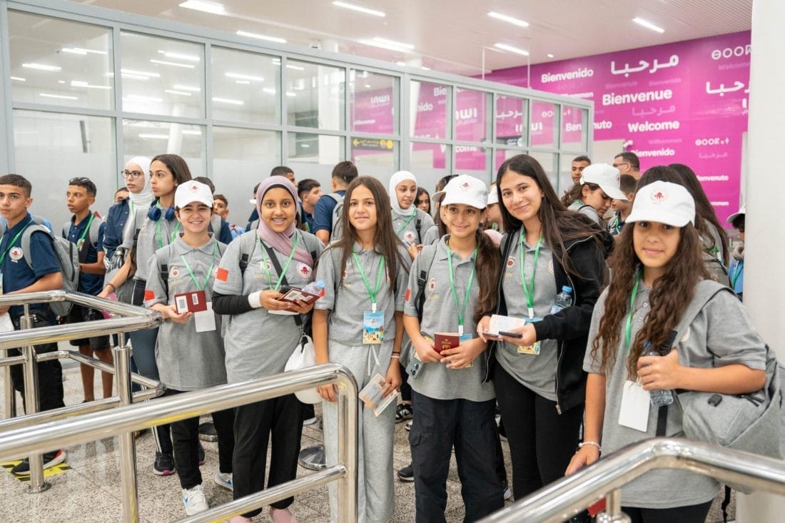 Retour des enfants maqdessis après leur colonie de vacances au Maroc