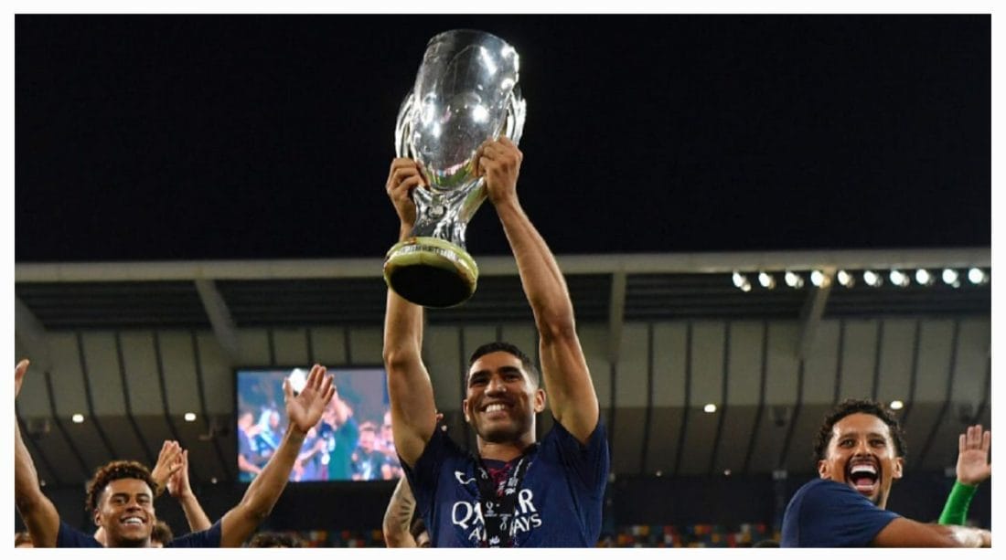 Achraf Hakimi décroche sa 17e couronne et vise le record africain