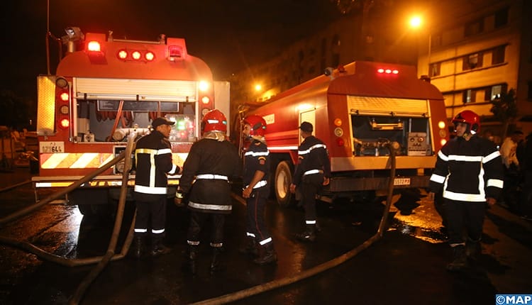 Incendie maîtrisé dans un souk hebdomadaire à Rissani