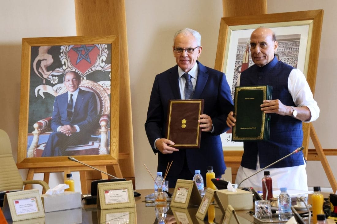 Maroc-Inde : signature d’un Mémorandum d’Entente dans le domaine de la défense