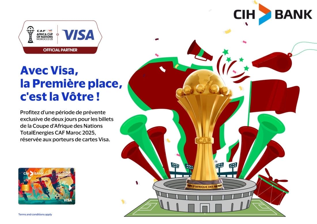 CIH BANK dévoile la carte DIMA MAGHRIB pour la CAN 2025