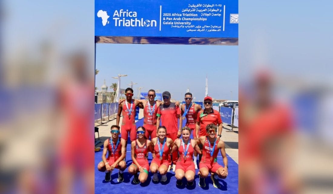 Championnat d’Afrique de Triathlon le Maroc s’illustre à El Galala avec une moisson historique de médailles