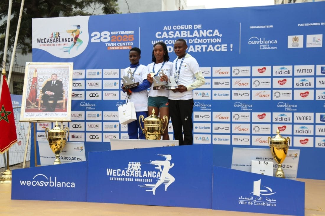 10 km International By WeCasablanca 2025 : Elías Fifa et Likena Ambaw Ayele, champions de la course