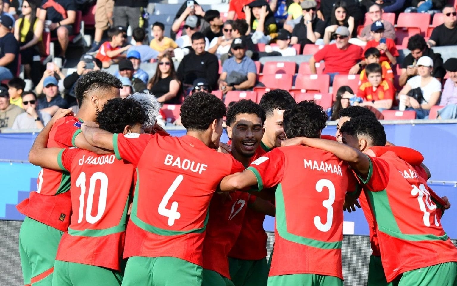 Mondial U20 : le Maroc défiera la Corée du Sud en huitièmes de finale