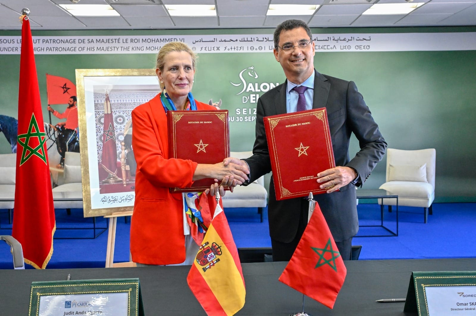 Salon du Cheval d’El Jadida : SOREC et EXPASA concluent un partenariat