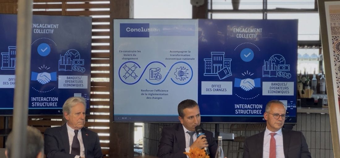 Les membres de lAmCham rencontrent le Directeur General de lOffice des Changes