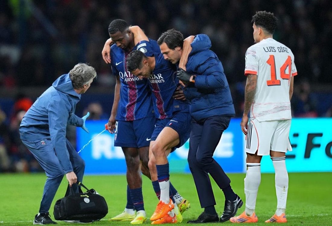 Achraf Hakimi blessé contre le Bayern, inquiétude avant la CAN