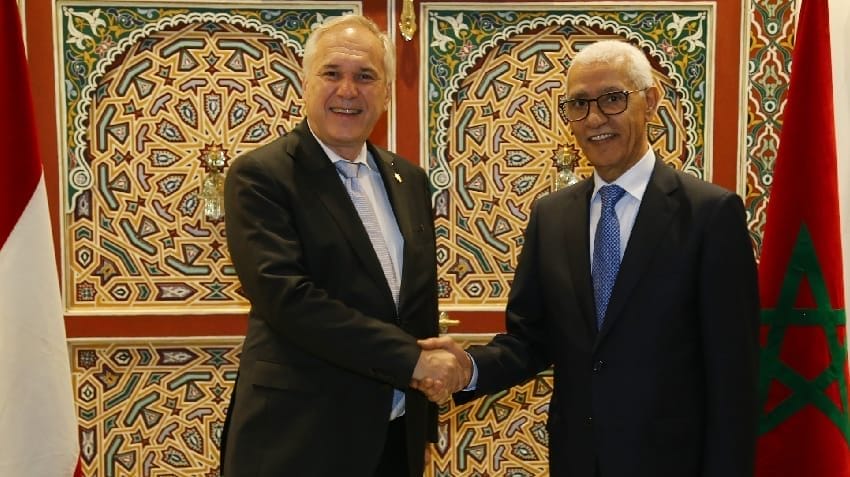 Talbi El Alami reçoit le président du Conseil national autrichien