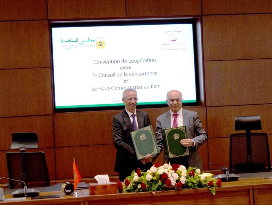 Le Conseil de la concurrence et le HCP signent un partenariat stratégique