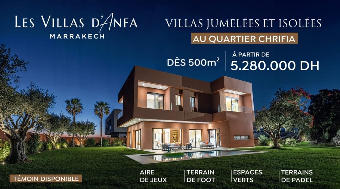Les Villas d’Anfa Marrakech : un havre de prestige au cœur de la ville ocre