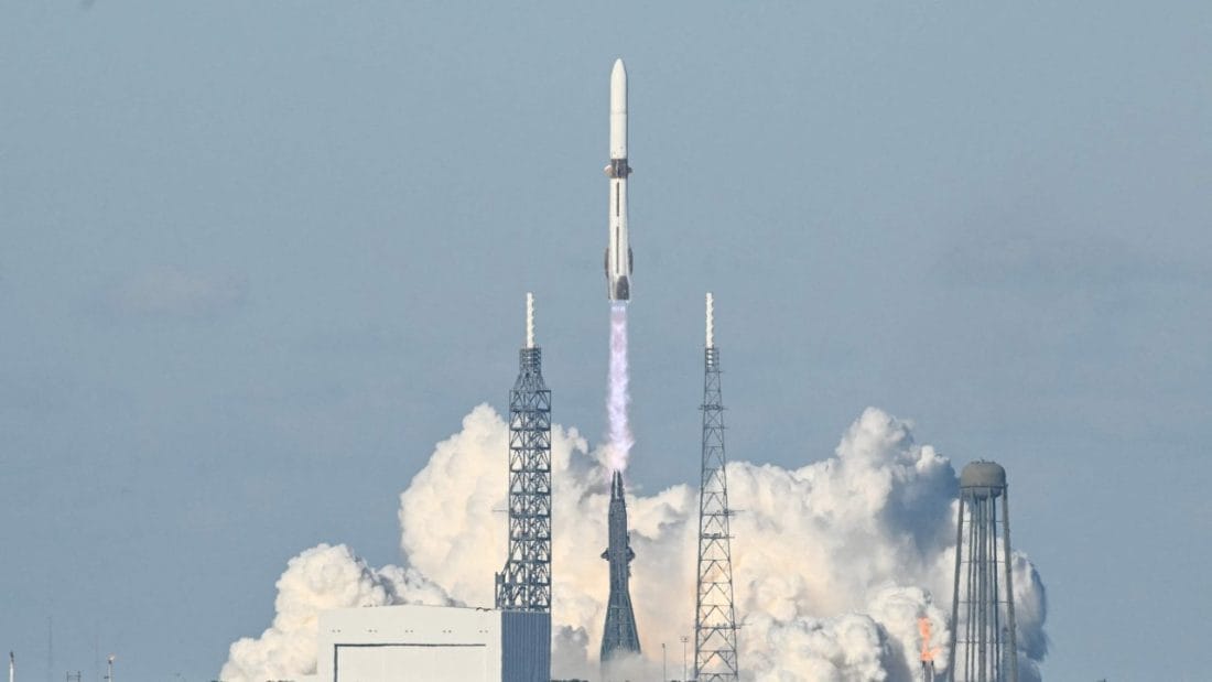 Décollage d'une mission de la Nasa pour Mars à bord d'une fusée Blue Origin