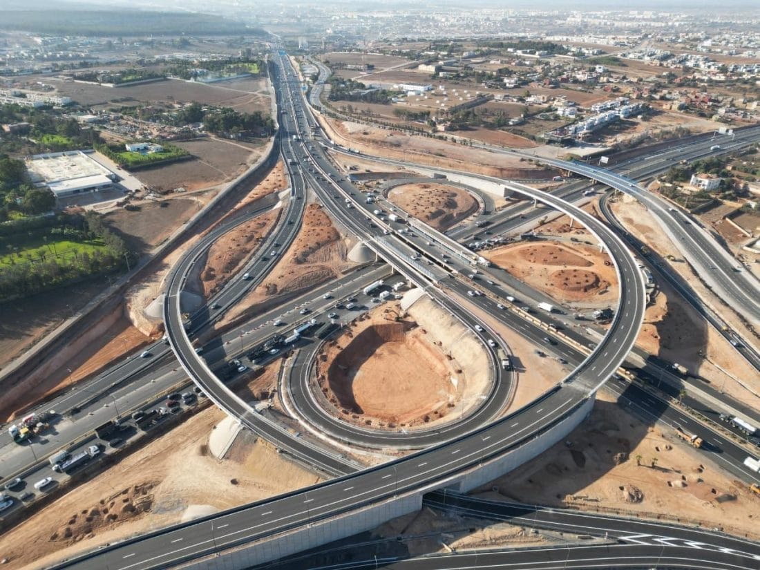 Mise en service de la nouvelle branche du n&oelig;ud autoroutier de Sidi Ma&acirc;rouf